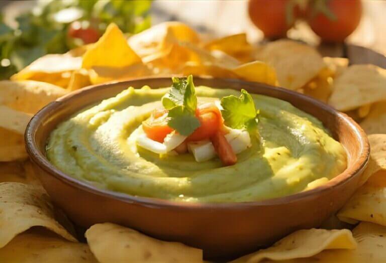 Guacamole aux épices Vahina frais et onctueux, préparé avec des avocats mûrs et des épices mexicaines.