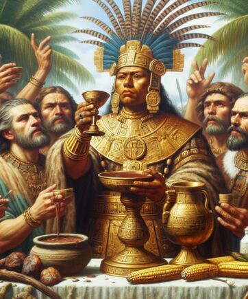 Quand les conquistadors débarquèrent au Mexique, ils tombèrent nez à nez avec l'empereur Moctezuma sirotant son xocolatl vanillé dans des coupes en or.